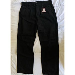 Nasty Gal Black High Waisted Wide Leg Jeans
